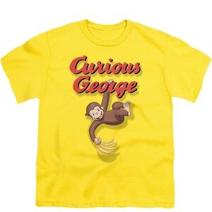 Curious George Yellow T-Shirt large unisex adult new
